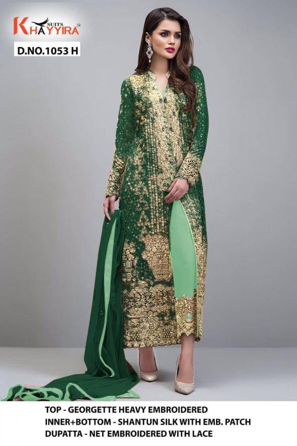 Khayyira Block Buster Hit Georgette Designer Pakistani Style Salwar Collection 